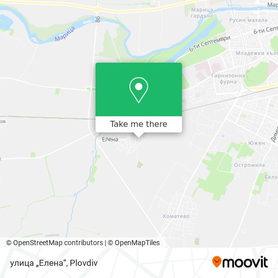 улица „Елена“ map