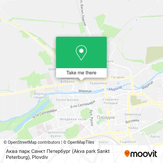 Карта Аква парк Санкт Петербург (Akva park Sankt Peterburg)