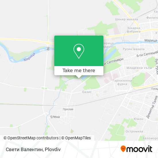Свети Валентин map