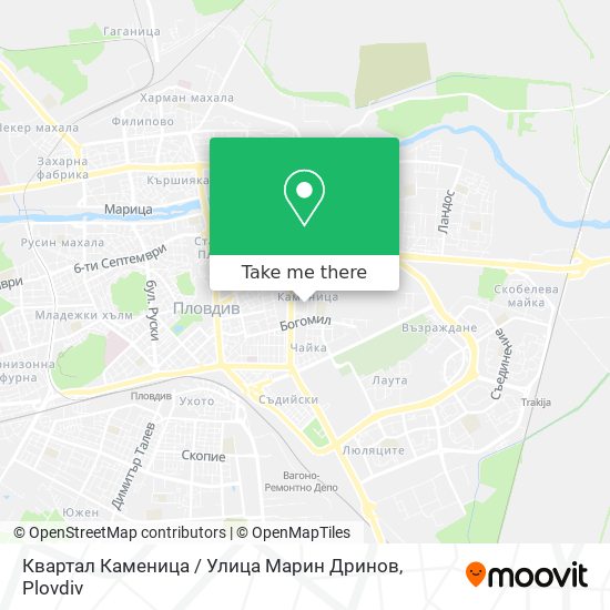 Квартал Каменица / Улица Марин Дринов map