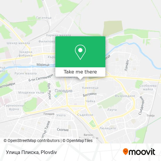 Улица Плиска map