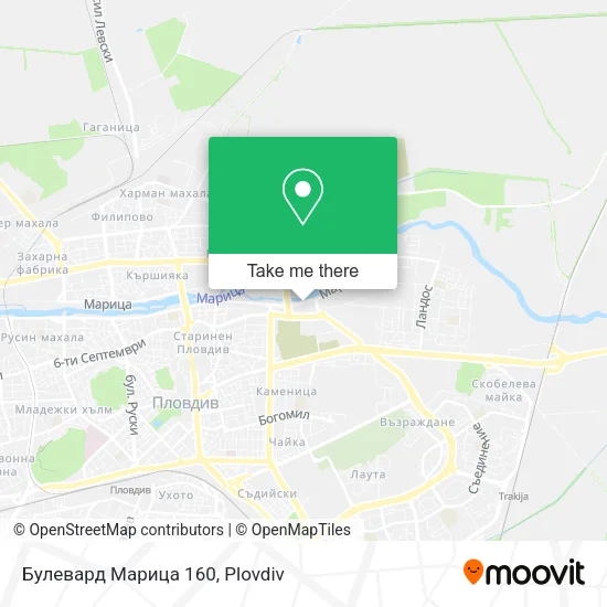 Карта Булевард Марица 160