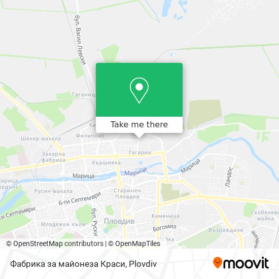 Карта Фабрика за майонеза Краси