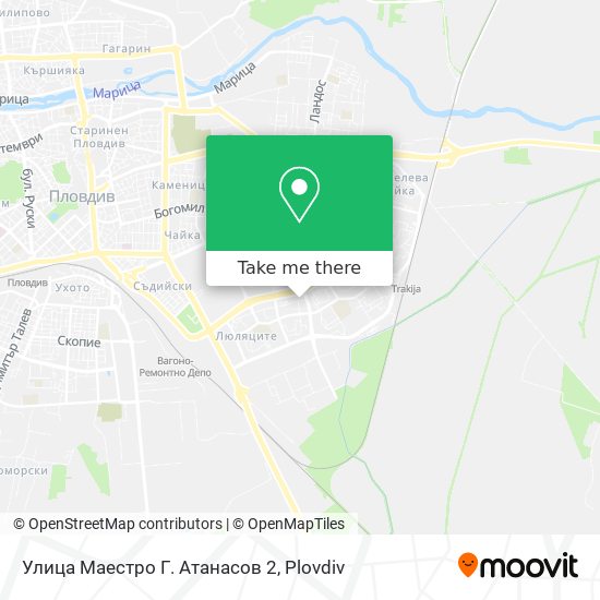Улица Маестро Г. Атанасов 2 map