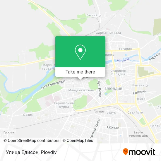 Карта Улица Едисон