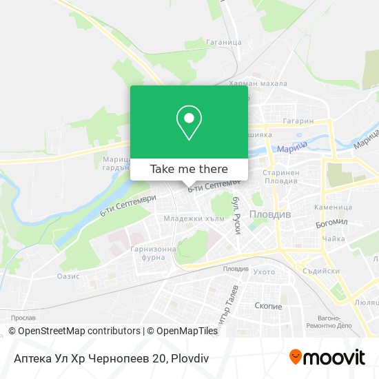 Аптека Ул Хр Чернопеев 20 map