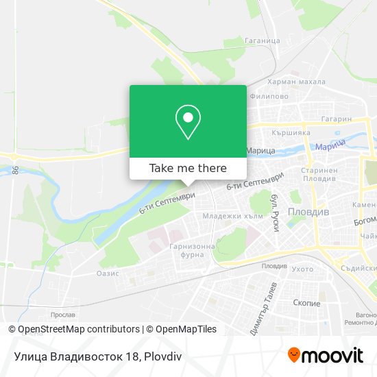Улица Владивосток 18 map