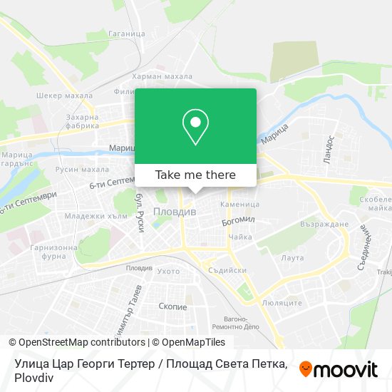 Улица Цар Георги Тертер / Площад Света Петка map
