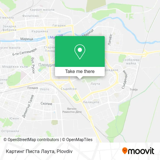 Карта Картинг Писта Лаута