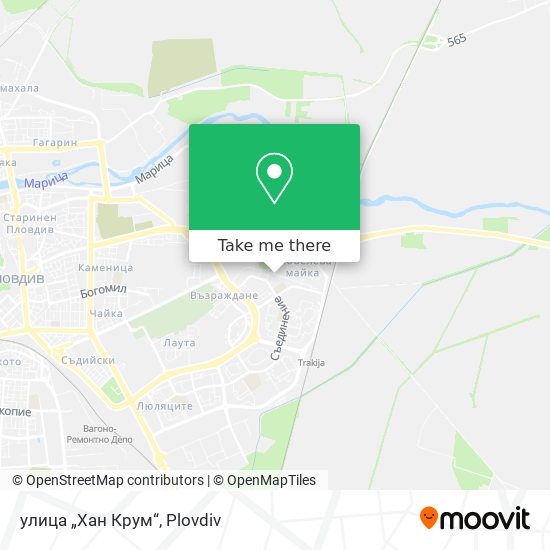 улица „Хан Крум“ map
