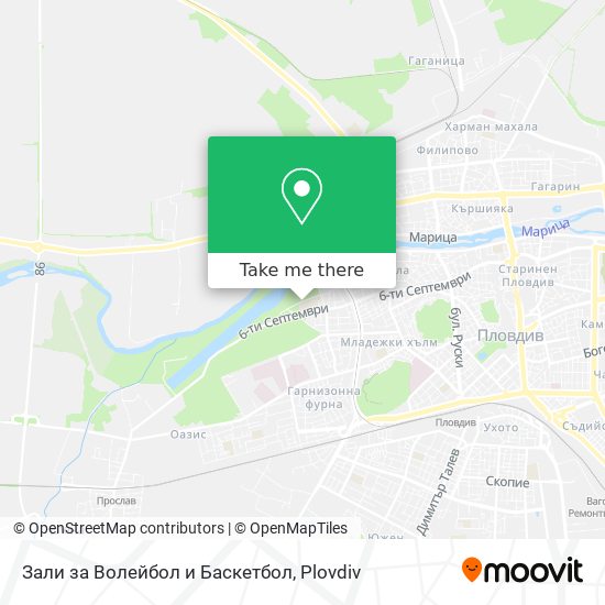 Зали за Волейбол и Баскетбол map