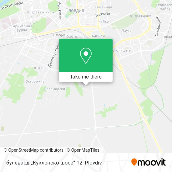 Карта булевард „Кукленско шосе“ 12