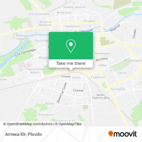 Карта Аптека Юг