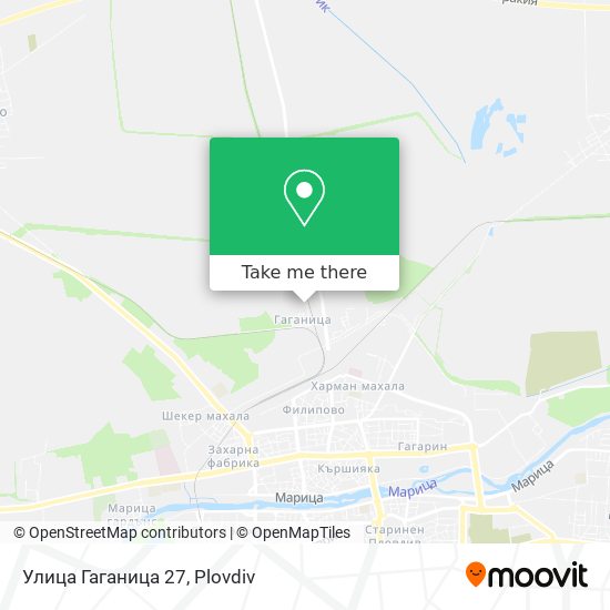 Улица Гаганица 27 map