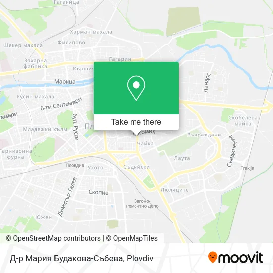Карта Д-р Мария Будакова-Събева