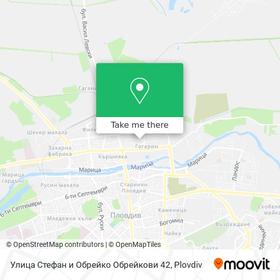 Улица Стефан и Обрейко Обрейкови 42 map