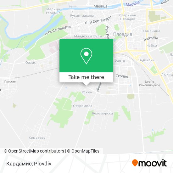 Кардамис map