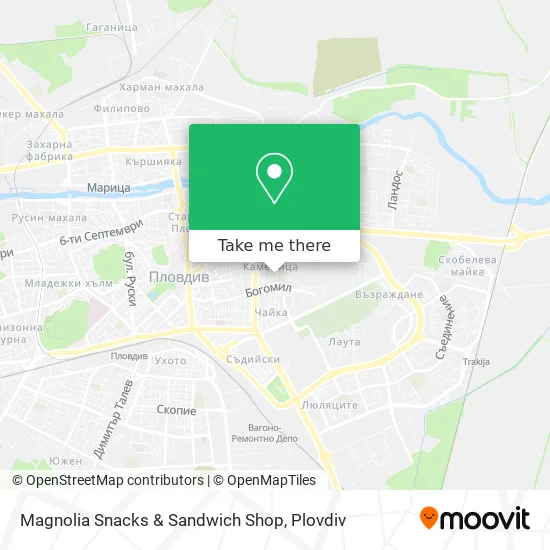 Magnolia Snacks & Sandwich Shop map