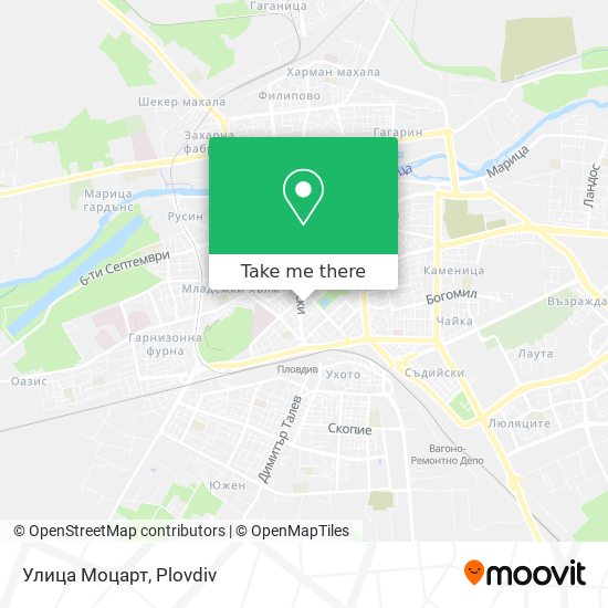 Карта Улица Моцарт