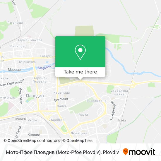 Мото-Пфое Пловдив (Moto-Pfoe Plovdiv) map