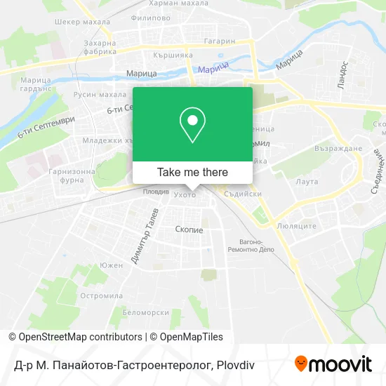 Карта Д-р М. Панайотов-Гастроентеролог