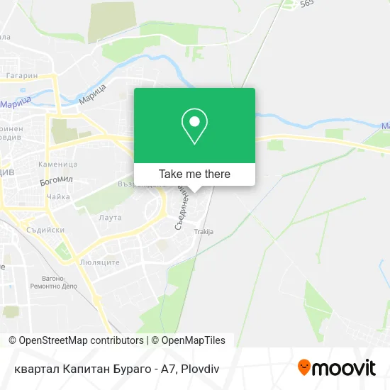 Карта квартал Капитан Бураго - А7