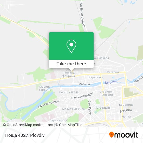 Поща 4027 map