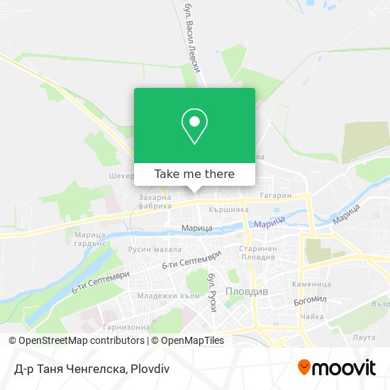 Д-р Таня Ченгелска map