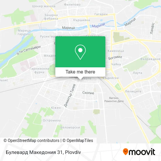 Карта Булевард Македония 31