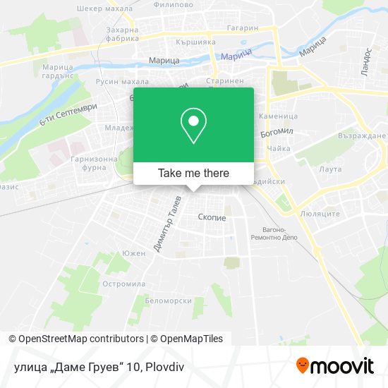 улица „Даме Груев“ 10 map