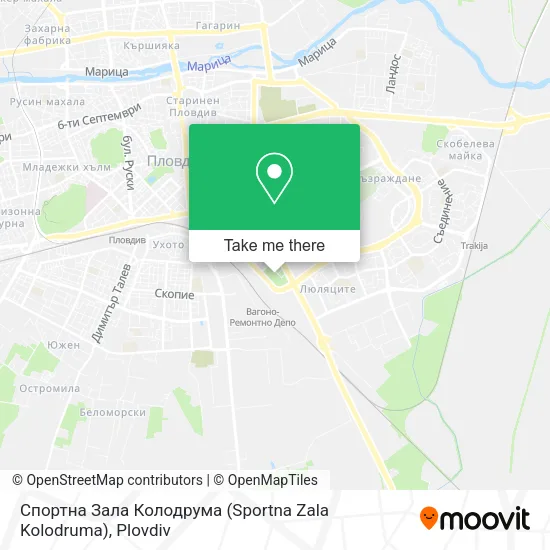Карта Спортна Зала Колодрума (Sportna Zala Kolodruma)