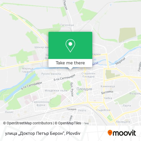 улица „Доктор Петър Берон“ map