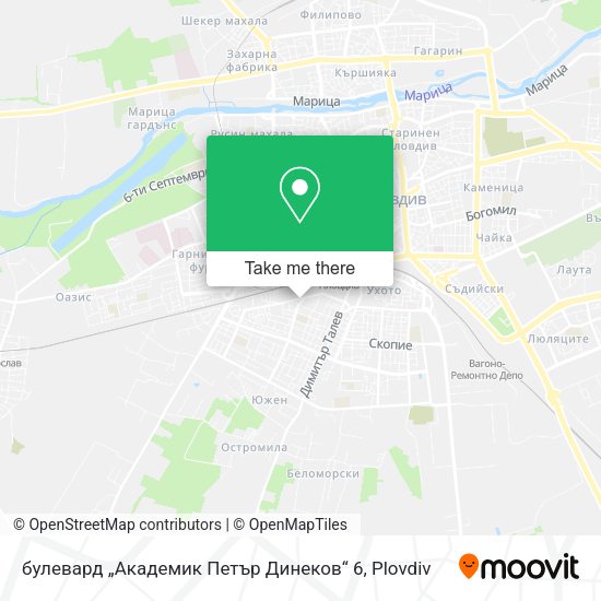 булевард „Академик Петър Динеков“ 6 map