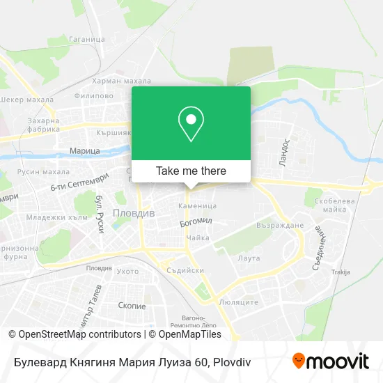 Карта Булевард Княгиня Мария Луиза 60