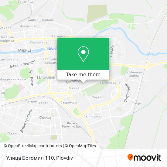 Улица Богомил 110 map