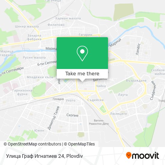 Улица Граф Игнатиев 24 map