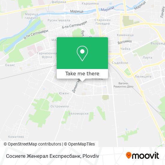 Сосиете Женерал Експресбанк map