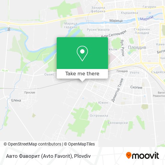 Карта Авто Фаворит (Avto Favorit)
