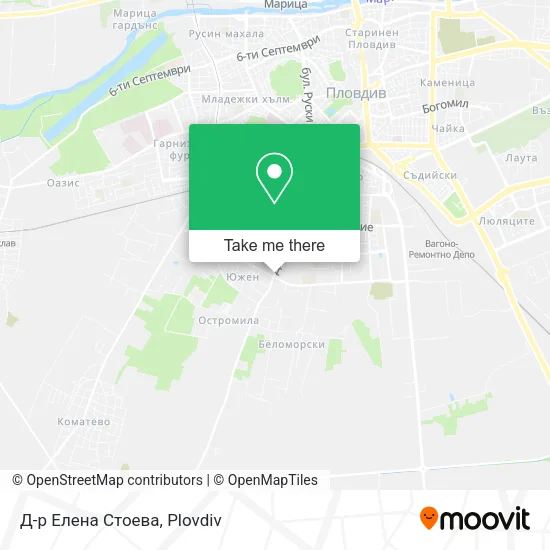 Карта Д-р Елена Стоева