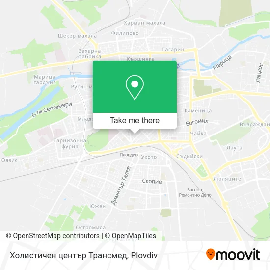Карта Холистичен център Трансмед