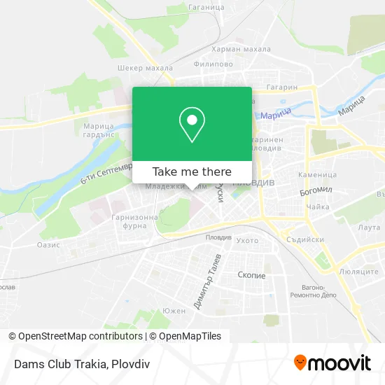 Карта Dams Club Trakia