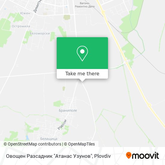 Овощен Разсадник "Атанас Узунов" map