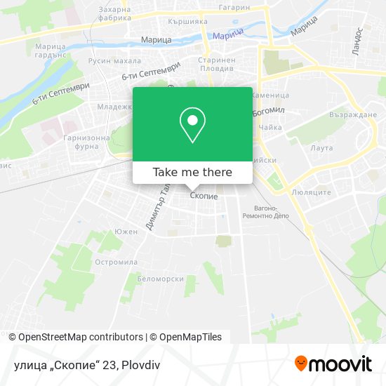 улица „Скопие“ 23 map