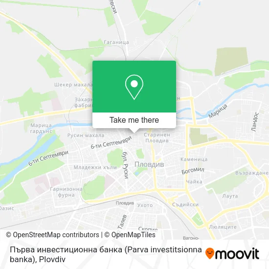 Карта Първа инвестиционна банка (Parva investitsionna banka)
