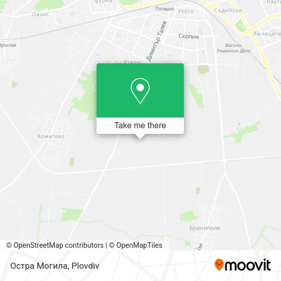 Карта Остра Могила