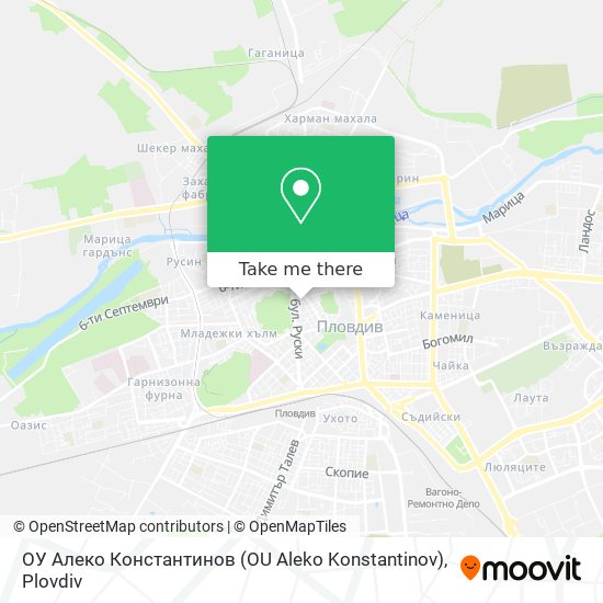 ОУ Алеко Константинов (OU Aleko Konstantinov) map