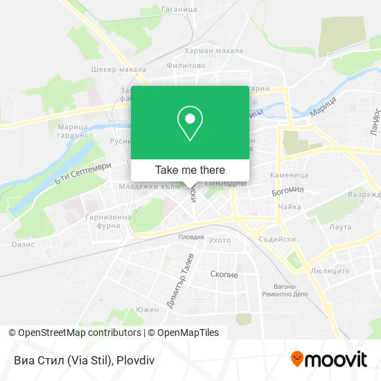 Карта Виа Стил (Via Stil)