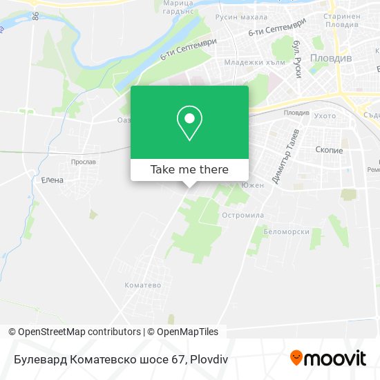 Булевард Коматевско шосе 67 map