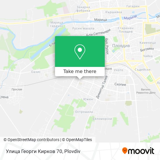 Улица Георги Кирков 70 map