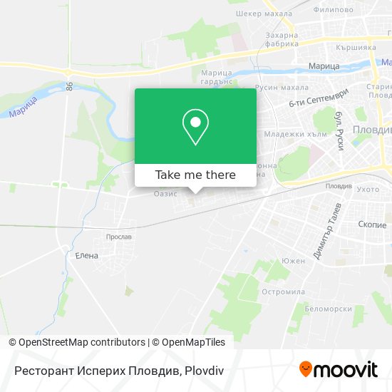 Ресторант Исперих Пловдив map